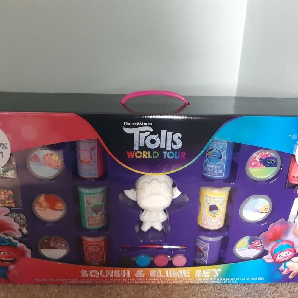 New Trolls World Tour Squish & Slime Set